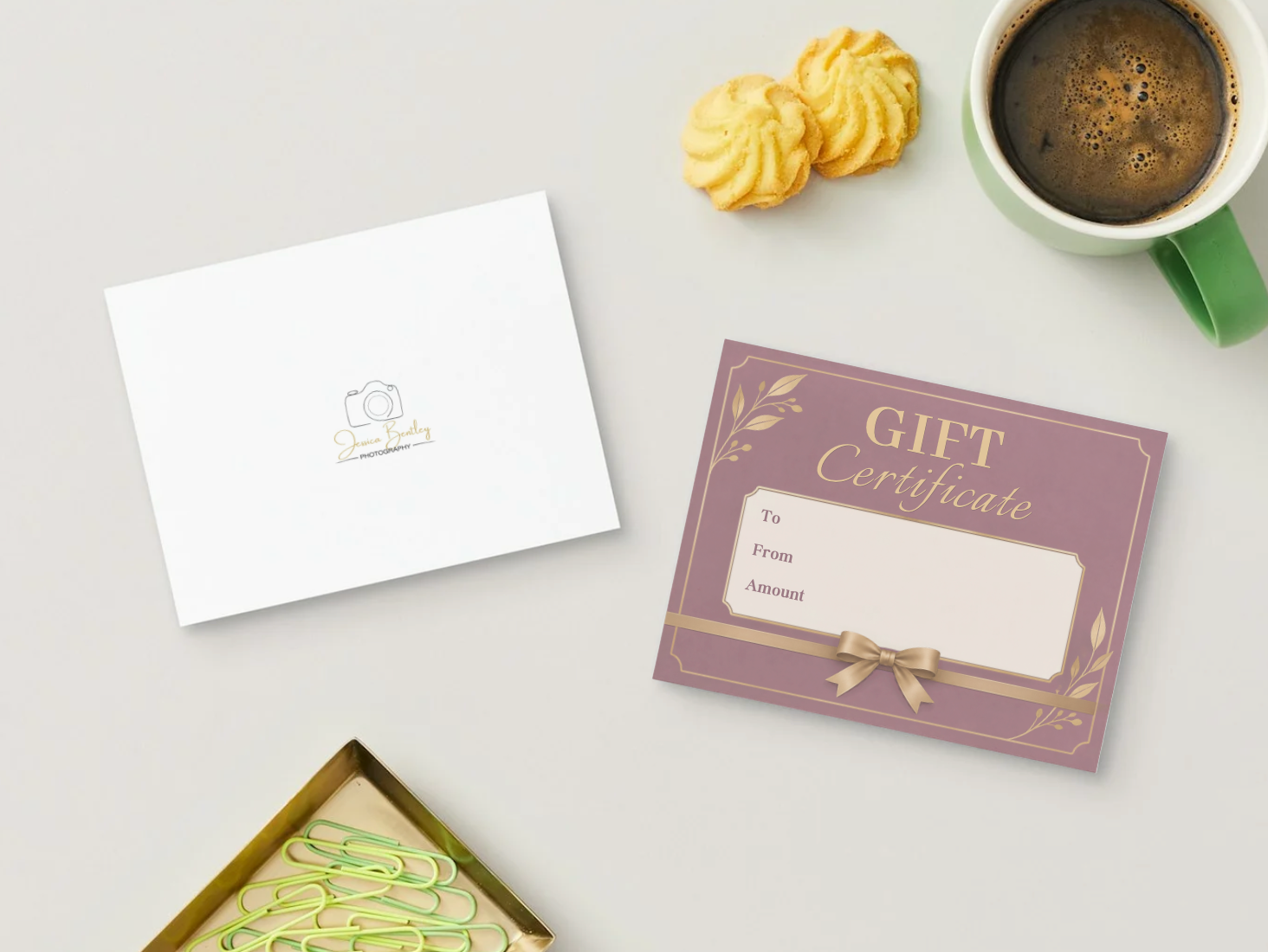 Family photography gift certificate